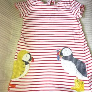 Mini Boden Puffin 5/6 Dress